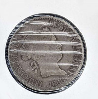 España - 50 Céntimos de Peso de 1868 Isabel II