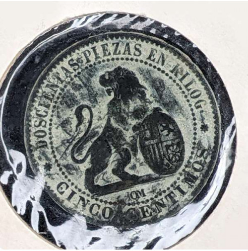 España - 5 céntimos 1870 OM Barcelona