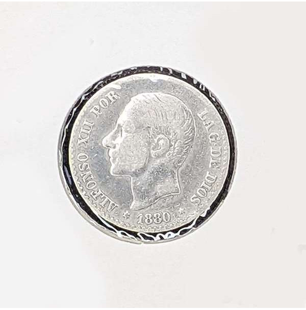 España - 50 céntimos de 1881 *8*1 Alfonso XII Plata