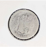 España - 1 Peseta 1882 Alfonso XII Plata