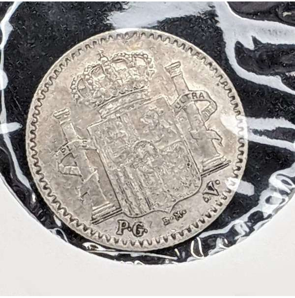 España - 5 Centavos de 1896 Puerto Rico 