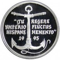 España - Ecu 1995 en Plata (La Marina Española)