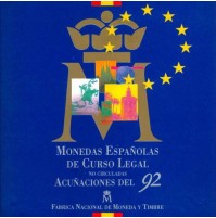 España - Monedas Españolas de Curso Legal 1992