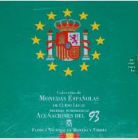 España - Monedas Españolas de Curso Legal 1993