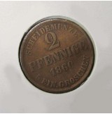 Alemania (Estados Alemanes) - Brunswick - 2 Pfennige 1860