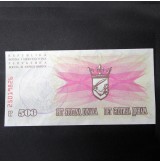Bosnia y Herzegovina - 500 Dinara 1992 Resello