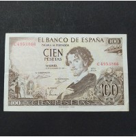 España - Billete de 100 Pesetas de 1965