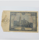 España - Billete de 500 pesetas de Burgos de 1936