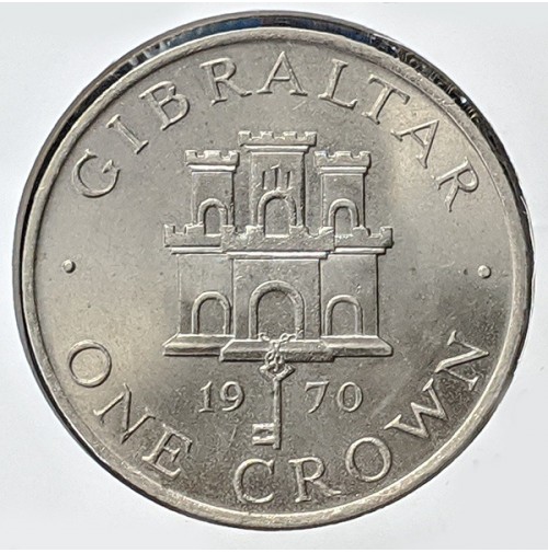 Gibraltar - 25 Peniques  (1 Cortona) de 1970