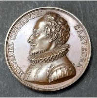 Medalla de Bronce de Miguel de Cervantes de 1818