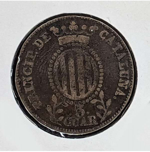 España - 3 Cuartos de 1841 (Isabel II)