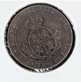 España - 5 Céntimos de Escudo de 1867 (Barcelona) - Isabel II