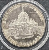 Liberia - 10 Dólares de 2001 (Juan Pablo II)