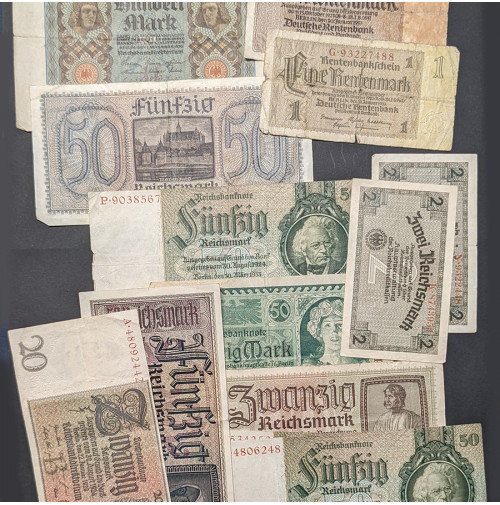 Lote de Billetes Alemania (Deutsche Reich)