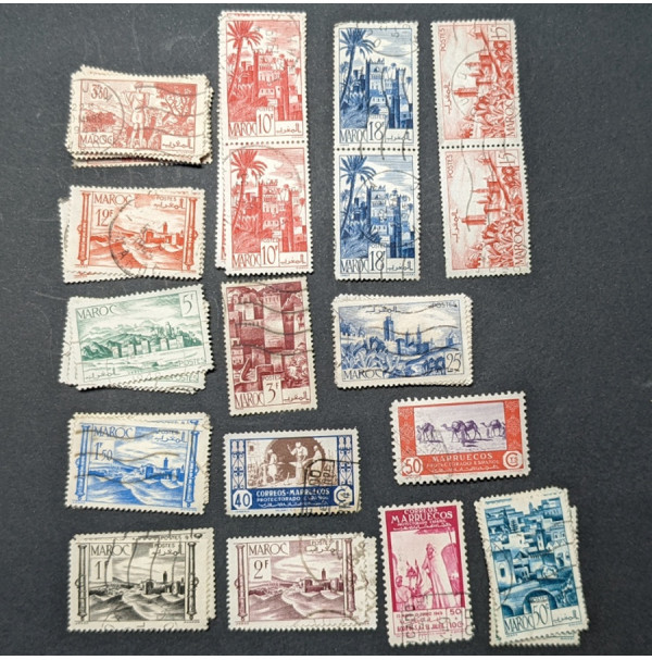 Lote de Sellos Marruecos (45 sellos)