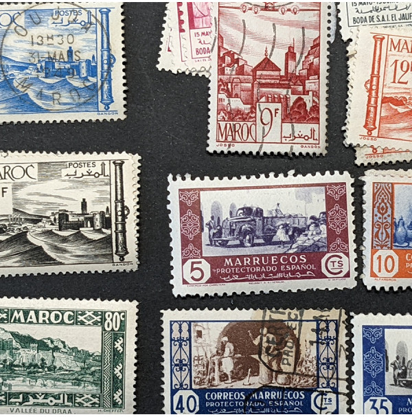 Lote de Sellos Marruecos (45 sellos)