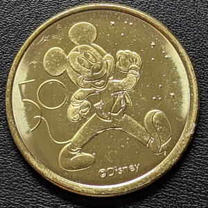 Disney World - Medalla Oficial 50 Aniversario (Mickey)