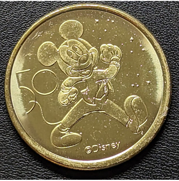 Disney World - Medalla Oficial 50 Aniversario (Mickey)
