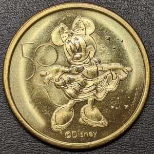 Disney World - Medalla Oficial 50 Aniversario (Minnie)