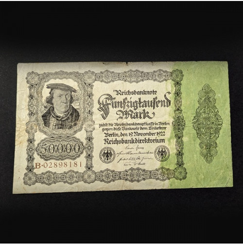 Alemania - Billete de 50000 Marcos 1922