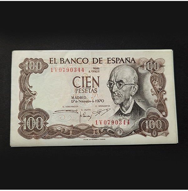 España - Billete de 100 pesetas de 1970
