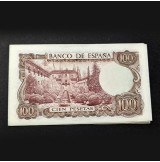 España - Billetes de 100 pesetas de 1970 (Cuatro billetes correlativos)
