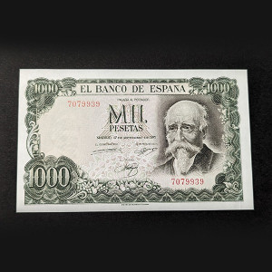 España - Billete de 1000 pesetas de 1971