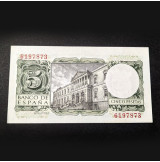 España - Billete de 5 Pesetas de 1955