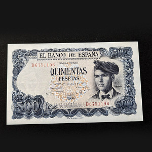 España - Billete de 500 pesetas de 1971