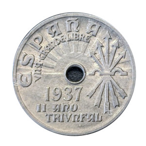 España - 25 Céntimos 1937