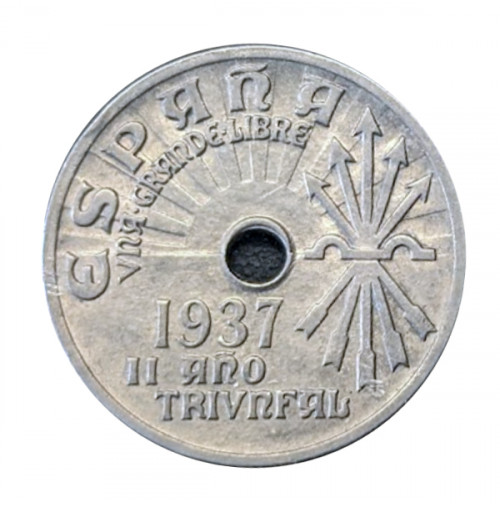 España - 25 Céntimos 1937
