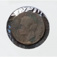 Italia - Monedas de 5 Centesimi de 1922 y 1925