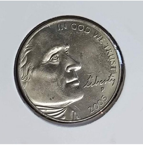 Estados Unidos (EE.UU.) - 5 centavos de 2005 P