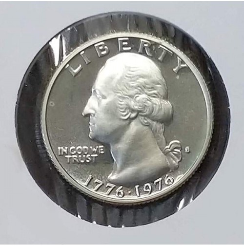 Estados Unidos (EE.UU.) - 25 centavos 1976 S