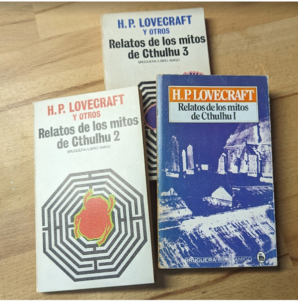 Relatos de los mitos de Cthulhu I, II y III (Lovecraft)