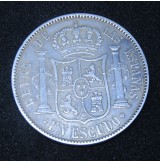 España - 1 Escudo 1868 Isabel II
