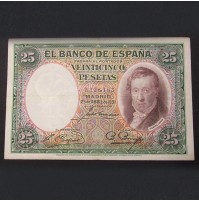 España - 25 Pesetas 1931 Vicente López