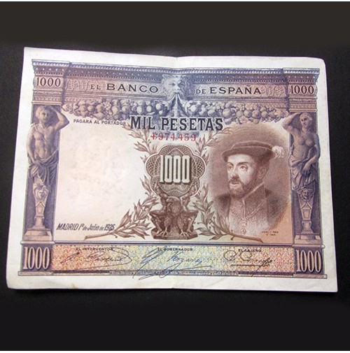 España - 1000 Pesetas 1925 - Carlos I
