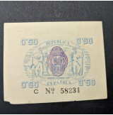 España - 50 céntimos de Murcia de 1937