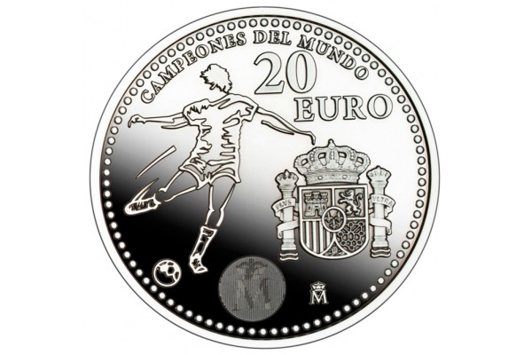 España - 20 euros de plata de 2010 (Campeones del Mundo)