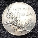 Francia - Medalla de plata Instituto Louis Pasteur 1888
