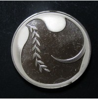 Medalla de 1983 de cobre "Peace on Earth Goodwill to Men"