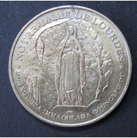 Francia - Medalla de Nuestra Señora de Lourdes del año 2000