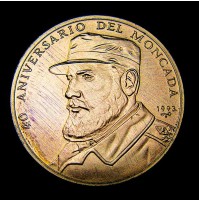 Cuba - 1 Peso 1993 Fidel Castro