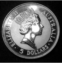 Australia - 5 Dólares de Plata 1991