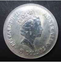 Australia - 5 Dólares de Plata 1990