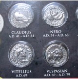 Set de 12 monedas con los Césares del Imperio Romano