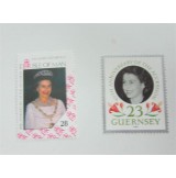 Lote de sellos y sobres de Elizabeth II de Inglaterra