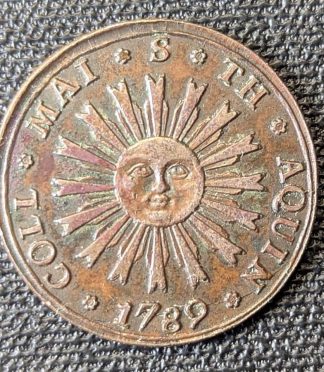 Medalla de Proclamación Carlos IV (1789) - Sevilla "Colegio Santo Tomás"