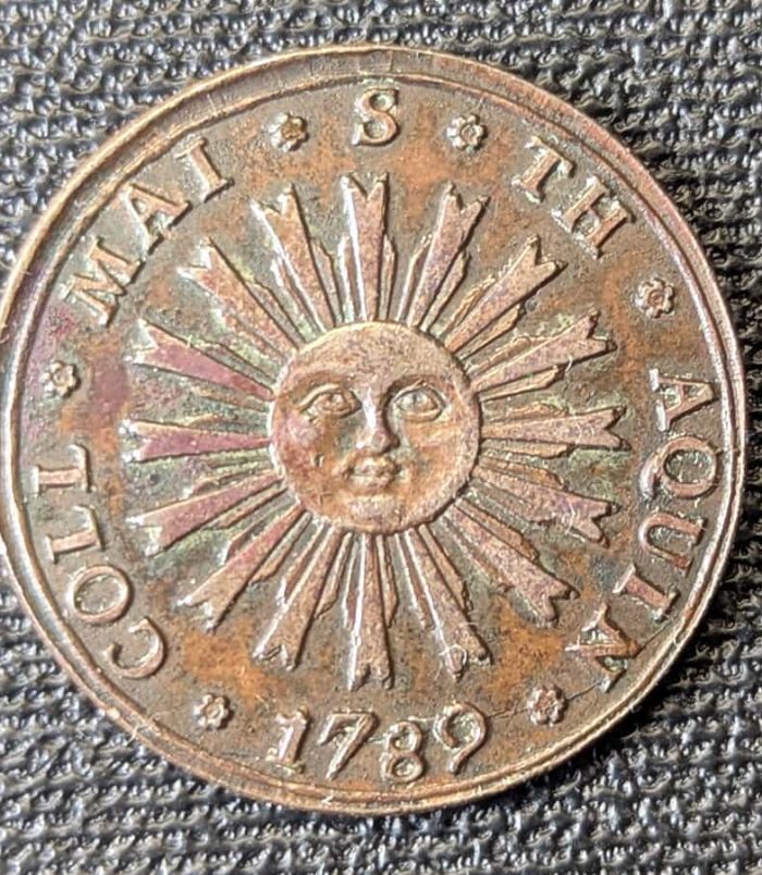 Medalla de Proclamación Carlos IV (1789) - Sevilla "Colegio Santo Tomás"